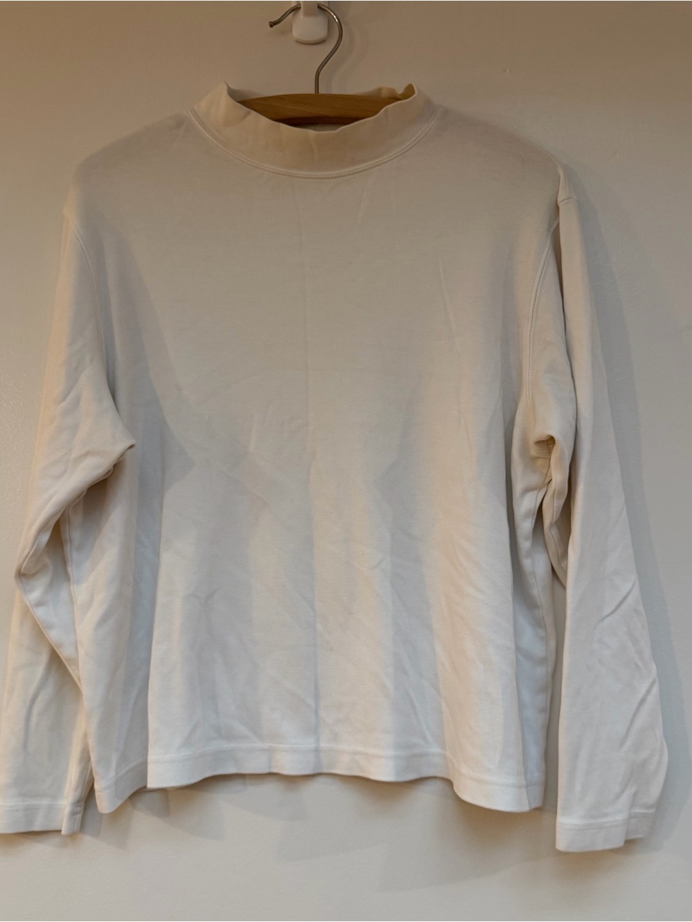 Westbound Cream Petite Cotton Crewneck Tee